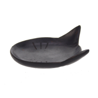 schaaltje kat turquoise